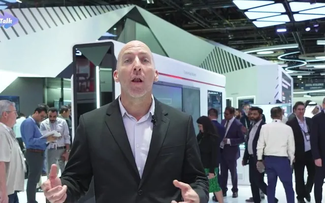 Olivier Gomez presenting on the Huawei booth at GITEX Global 2024 in Dubai