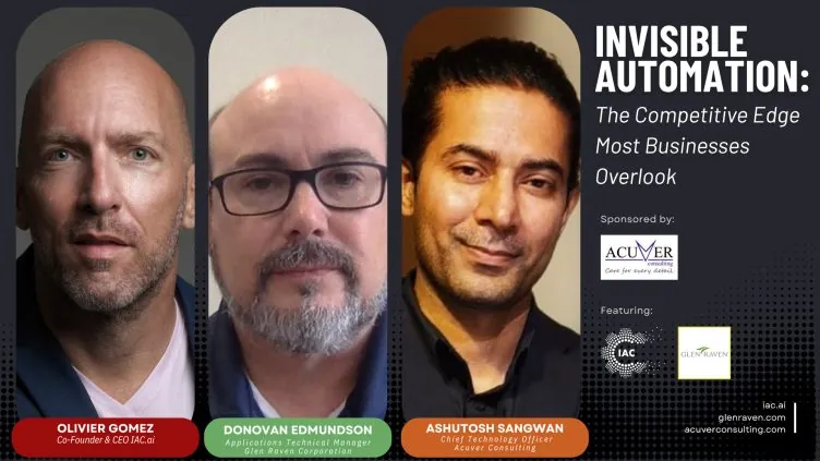 Webinar with Olivier Gomez: Invisible Automation